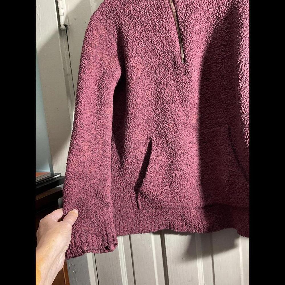 Naturals Cozy Zip-Up Fleece Pullover - Perfect for Cold Weather MEDIUM - Picture 4 of 7
